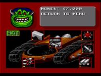 une photo d'Ã©cran de Rock N Roll Racing sur Sega Megadrive
